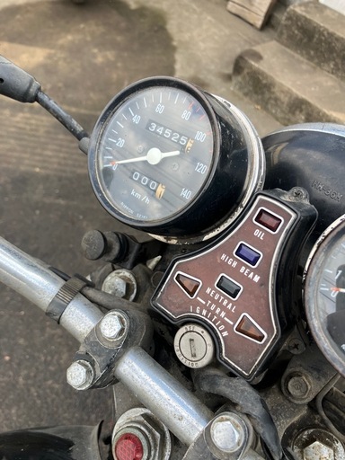 受付終了【代理出品】ホンダＣＭ２５０マスター・書類あり・レストアベース・欠品あり