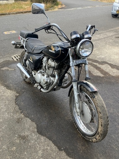 受付終了【代理出品】ホンダＣＭ２５０マスター・書類あり・レストアベース・欠品あり