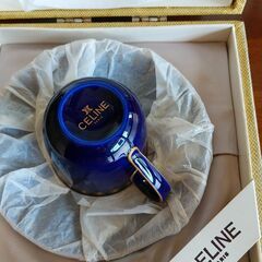 【CELINE/セリーヌ】カップ&ソーサー セット  食器 ティー用品 陶磁器 ブランド　未使用・長期保管品の画像