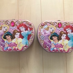 ディズニープリンセス　　手提げ缶