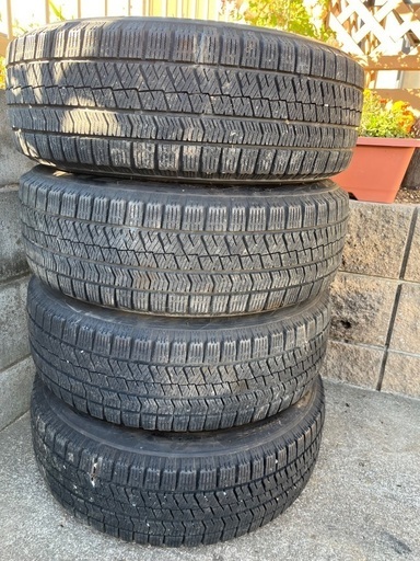 値下げしました半額❗️ブリザック4本ホイール付き195/65R15