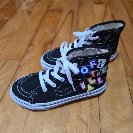 VANSキッズ V38CK DECON MIX ブラック21㎝