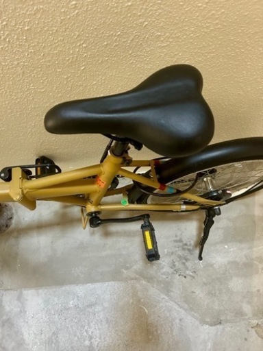 折りたたみ自転車　おしゃれなカラーです。一度のみ使用しました。