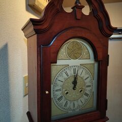 アンティーク調　大型　振り子　ボンボン時計　柱時計　手巻き　引き取り限定の画像