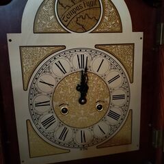 アンティーク調　大型　振り子　ボンボン時計　柱時計　手巻き　引き取り限定の画像