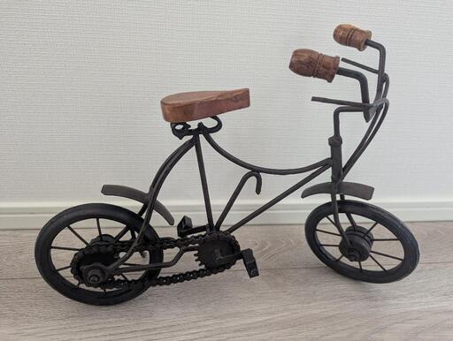 自転車　アンティーク　インテリア　置き物