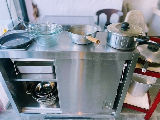 作業台、業務用厨房機器、キッチンツール