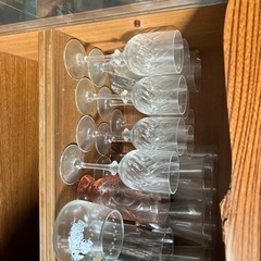 ガラスコップ色々の画像