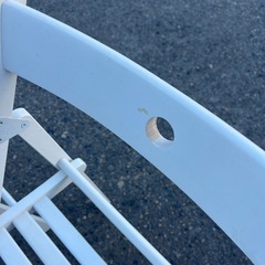 白売り切れ！黒のみ！一脚1800円 IKEA 折り畳み椅子 木製 アウトドア イス ガーデニング ウッド　　の画像