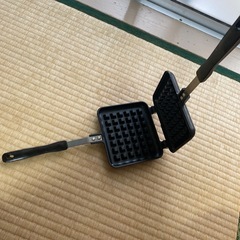 ワッフルメーカー直火