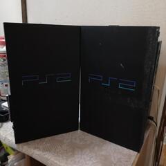分厚いプレステ2×2台と薄型プレステ2の3台セット