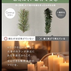 【新品未使用】クリスマスツリー(松ぼっくり付)　150cm 枝が針葉樹で高いクオリティ　北欧風の画像