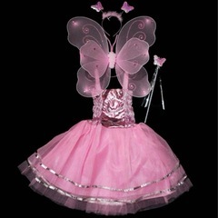 【◎新品未使用◎】蝶々 コスプレ 子供 フリーサイズの画像