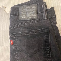 Levi's 519 スキニーデニム ブラック 30x32