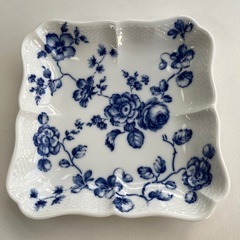 リチャードジノリ　ローズブルー　角皿　21㎝