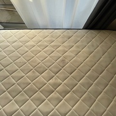 シングルすのこベッド・マットレス・マットレスカバーの画像