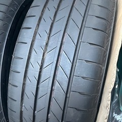 4本　215/60/17タイヤ＋スチールホイール＋ホイールキャップ アレンザ カローラクロスの画像
