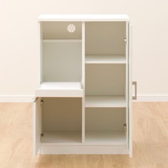 食器棚兼レンジ台　スライド式　　の画像