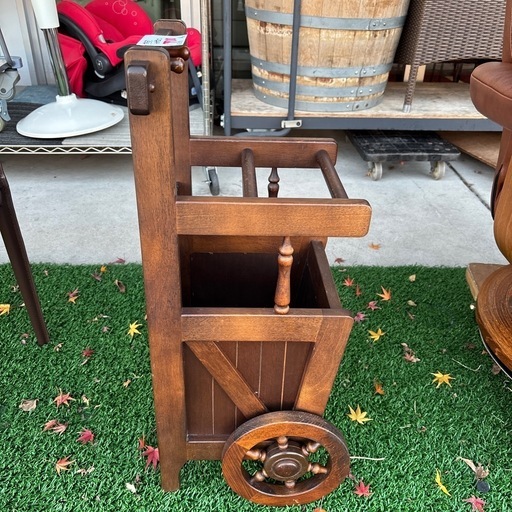 カリモク 傘立て レトロ ヴィンテージ ラック ラタン カリモク 傘立て