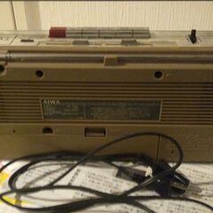 レトロラジカセCS-J23  AIWA ラジオ外部入力ジャンクの画像
