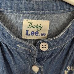 (402)🌈20%OFF🌈【¥ 1,000】【100cm】Buddy Lee デニム Denim ブルー Blue ワンピース キッズ ベビー 服 綿100%の画像