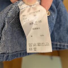 (402)🌈20%OFF🌈【¥ 1,000】【100cm】Buddy Lee デニム Denim ブルー Blue ワンピース キッズ ベビー 服 綿100%の画像