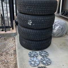 スタッドレスタイヤ　195/65R15　アルミホイール付きの画像