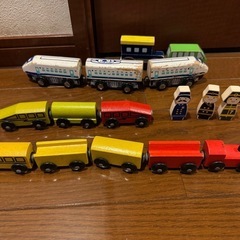 木製レールセットの画像