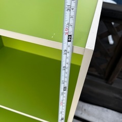 グリーン カラーボックス 収納棚 棚 緑 家具　　の画像