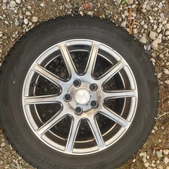 205/55 R16 91Sアルミ付きスタッドレスタイヤ4本　アルミホイール(タイヤ付き)買取