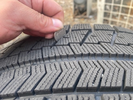 205/55 R16 91Sアルミ付きスタッドレスタイヤ4本　アルミホイール(タイヤ付き)買取