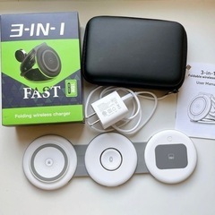 近日削除【未使用】MagSafe 3in1充電器 ワイヤレス充電...