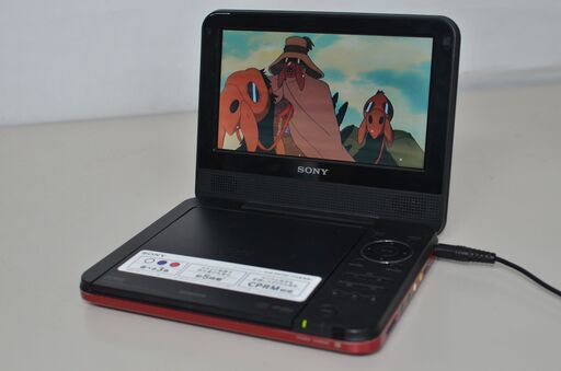 中古良品 ポータブルDVDプレーヤー SONY 7インチ DVP-FX720 DVDプレーヤー 確認済