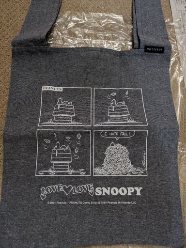スヌーピートートバッグ