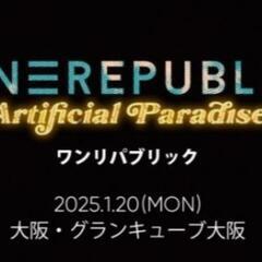 2025年1月20 OneRepublic ワンリパ　大阪ライブ