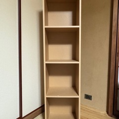 収納家具　縦型　オーク調　美品
