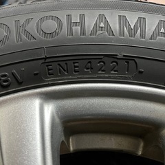YOKOHAMA-ice GUARD スタッドレス　155/65/R14 ホイール付きの画像