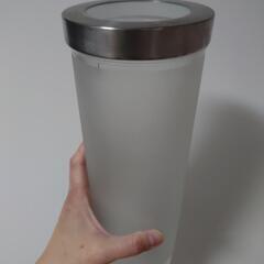 【急募】中古品　IKEAの蓋付きガラス瓶