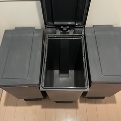 【3個セット】アスベル フタ付きゴミ箱 エバンMP密閉ペダル しっかり密閉 20L 黒 ニオイ漏れ防ぐ の画像