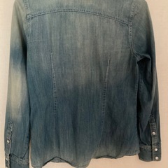 Viaggio Blu  ウォッシャブル加工デニムシャツの画像