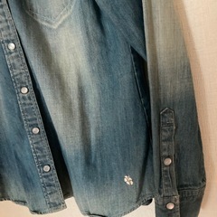 Viaggio Blu  ウォッシャブル加工デニムシャツの画像