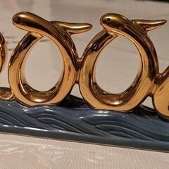 へびの置物、2001へび、幅19cm，高7.5cm