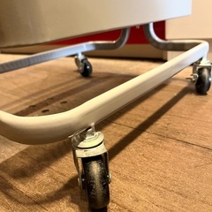 《売約済》【武蔵小山店】ワゴン キャスター付き キャスター付きワゴン スチールワゴン 3段 キッチンワゴン 検） IKEA イケア RÅSKOG ロースコグ HOGSMA RASKOGの画像