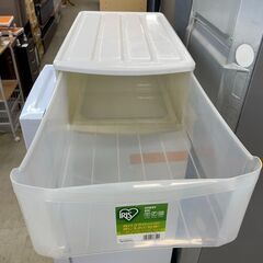 収納ケース　No.527　アイリスオーヤマ　チェストEM　ホワイト/クリア　【リサイクルショップどりーむ荒田店】の画像