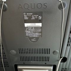 無料譲渡 Sharp AQUOS LC-37GX1W 液晶テレビ（37インチ）の画像