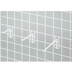 075【1/26まで‼️処分価格】45個セット  メッシュパネル用フック+プライスカードケース 店舗什器 店舗用品の画像
