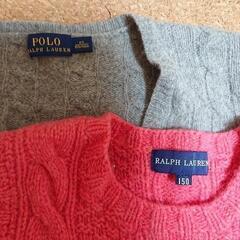 RALPH LAUREN ラルフローレン 150,155 セーター 2枚セットの画像