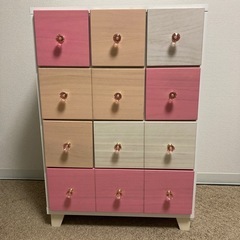 【取引中】美品　ニトリ製　ローチェスト スプラウト2 60-4
