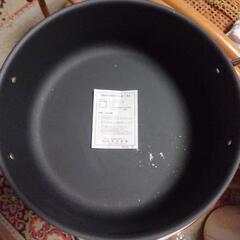 昭和レトロ　新品　温度計付天ぷら鍋の画像