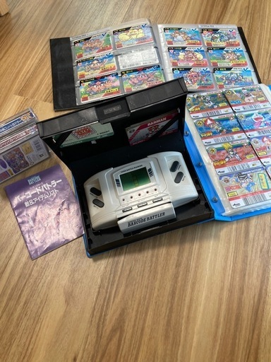 バーコードバトラー 本体とカードファイルカード80枚